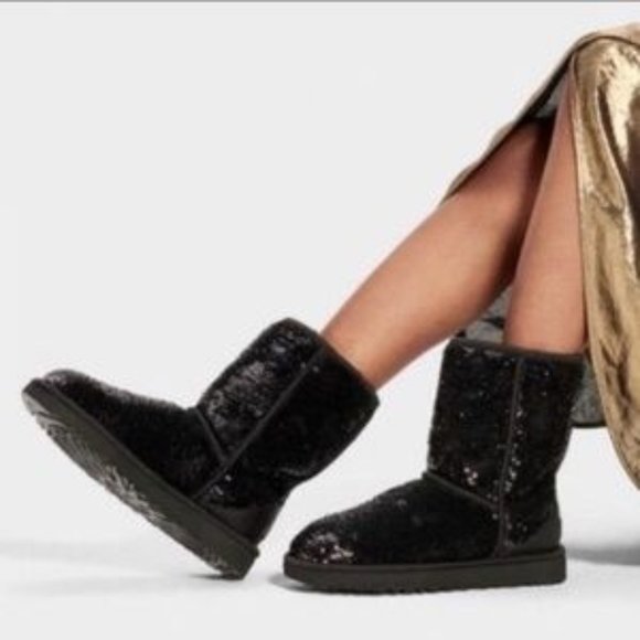 UGG | Shoes | Ugg Classic Short Sequin 